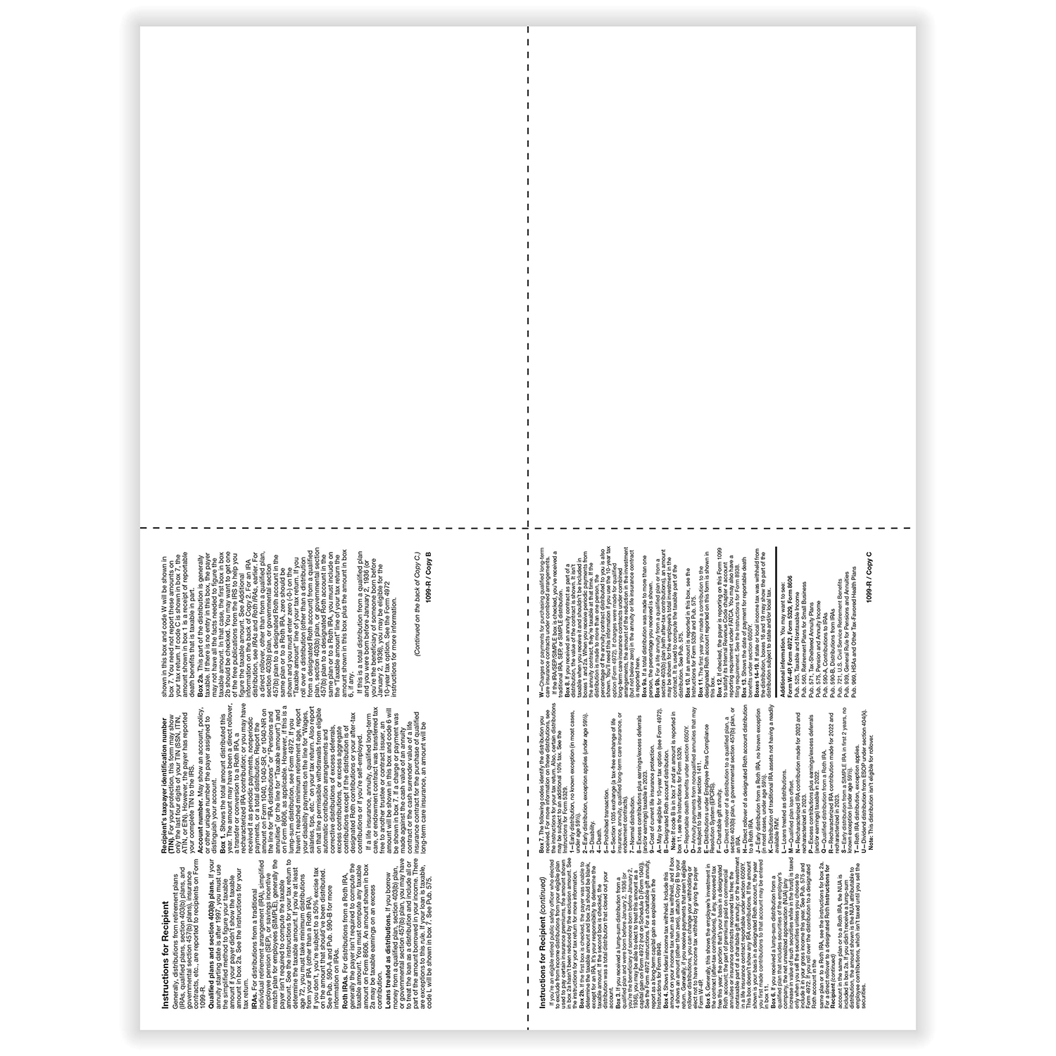 1099 Tax Form 1099 R Copies Formstax