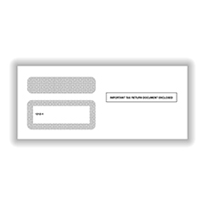 Picture of 1099 Blank Multiple Backers Double Window Envelope (Gummed)