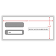 Double Window Envelope W-2/3UP 