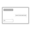 Double Window Envelope W-2 4-UP for 5206, 5208-Self Sealed