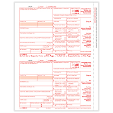 Picture of 1099-B 2-Up Copy A