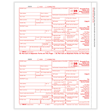 Picture of 1099-B 2-Up Copy A