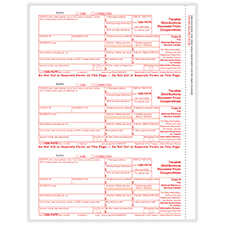 Picture of 1099-PATR 3-Up Federal Copy A