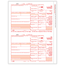 Picture of 5489 IRS 2-Up Federal Copy A