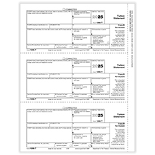 Picture of 1098-T 3-Up Student Copy B