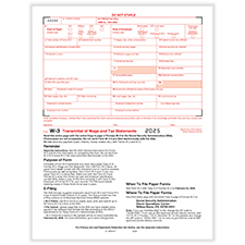 Picture of W-3 Transmittal of Income