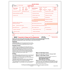 Picture of W-3 Transmittal of Income