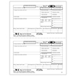 Picture of W-2 2-Up Employee IRS Federal Copy B
