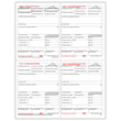 Picture of W-2 4-Up Employee Copies B, C, 2 & 2 Combined - Box