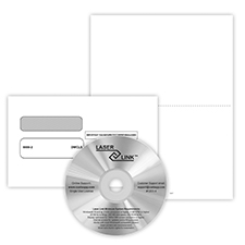 Picture of Blank W-2 Perforated with Self-Seal Envelopes and Software