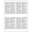 Picture of W-2 4-Up Blank Vertical and Horizontal Perforated