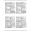 Picture of W-2 4-Up Blank Vertical and Horizontal Perforated