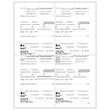 Picture of W-2 4-Up M-Style Alternate Employee’s Copies B, C, 2, 2