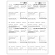 Picture of W-2 4-Up W-Style Alternate Employee’s Copies B, C, 2, 2