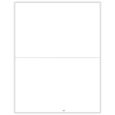 Picture of W-2 2-Up Blank  Face with Backer Instructions