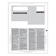 Picture of W-2 4-Up Box Blank Pressure Seal 11" V-Fold w/Instructions