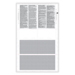 Picture of W-2 4-Up Box Pressure Seal 14" Z Fold Employee Copies B, C, 2 or extra copy