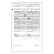 Picture of W-2 4-Up Box Pressure Seal 14" Z Fold Employee Copies B, C, 2 or extra copy