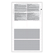 Picture of W-2 4-Up Blank Pressure Seal 14" EZ-Fold with Printed Backer - Box