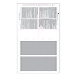 Picture of 1099-R 4-Up Blank Pressure Seal 14" EZ-Fold with Printed Backer - Box