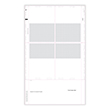 Picture of 1099-R 4-Up Blank Pressure Seal 14" EZ-Fold with Printed Backer - Box