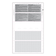 Picture of W-2 4-Up Blank Pressure Seal 14" EZ-Fold with Printed Backer - Horizontal