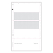 Picture of W-2 4-Up Blank Pressure Seal 14" EZ-Fold with Printed Backer - Horizontal
