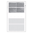Picture of W-2 4-Up Pressure Seal 14" EZ-Fold Employee Copies B, C, 2 - Horizontal