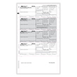 Picture of W-2 4-Up Pressure Seal 14" EZ-Fold Employee Copies B, C, 2 - Horizontal