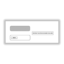 Picture of 1099-MISC Double-Window Envelopes 3-Up - Gummed