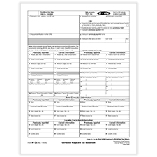 Picture of W-2C Recipient Copy B