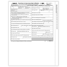 Picture of 1042-S IRS Federal Copy A