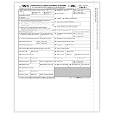 Picture of 1042-S IRS Federal Copy A