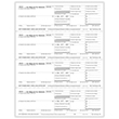Picture of W-2 4-Up Employer Copies 1/D - Horizontal