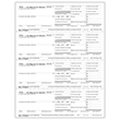 Picture of W-2 4-Up Employer Copies 1/D - Horizontal