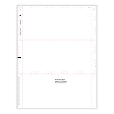 Picture of 1099-MISC Blank Pressure Seal 11" Z-Fold with Backer Instructions
