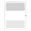 Picture of 1099 Blank Pressure Seal Blank Backer 11" Z-Fold