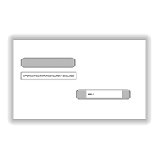 Double Window Envelope W-2/1099R 