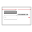 Double Window Envelope for W-2