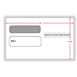Picture of W-2 Double-Window Envelopes – Self Seal