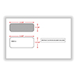 Double Window Envelope 1099