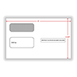 Double Window 1099 Envelopes