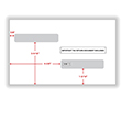 Picture of W-2 4-Up Box Window Envelope (Gummed)