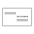 Picture of W-2 4-Up Box Window Envelope (Gummed)