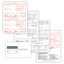 Picture of W-2 2-Up 6-Part with Gummed Envelopes