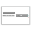 Split Double Window Envelope W2