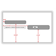 Split Double Window Envelope  Gummed