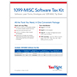 Picture of TaxRight 1099-MISC 2-Up 4-Part Kit with Envelopes & Software