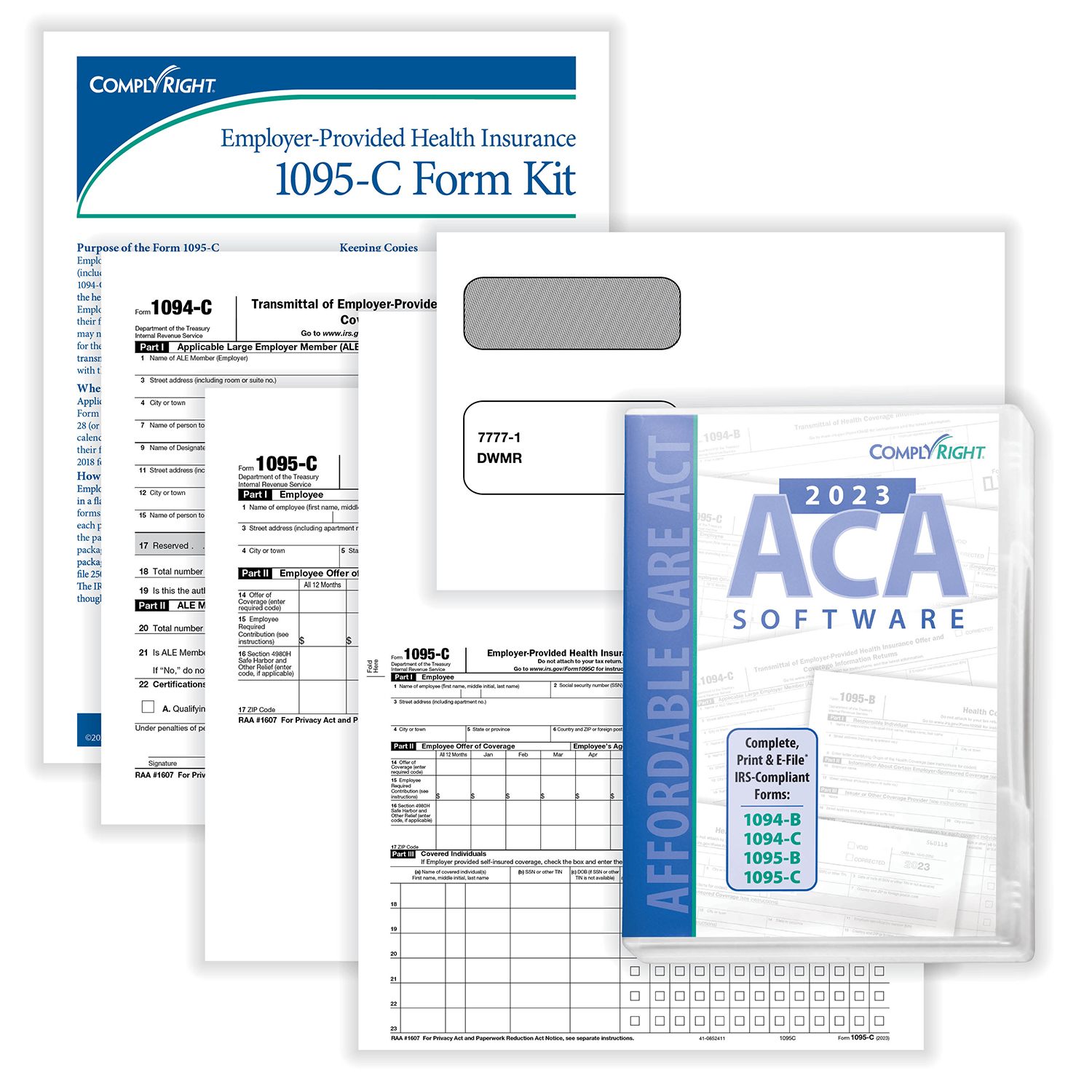 Picture of 1095-C Kit w/Envelopes & Software – Pack of 50 or 100