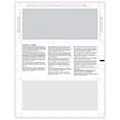 Picture of 1099-MISC 2-Up Pressure Seal Z-Fold